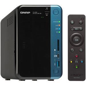 QNAP Serveur NAS TS-253B - 2 Baies - SATA 6Gb/s - RAM 4 Go - Gigabit Ethernet - iSCSI