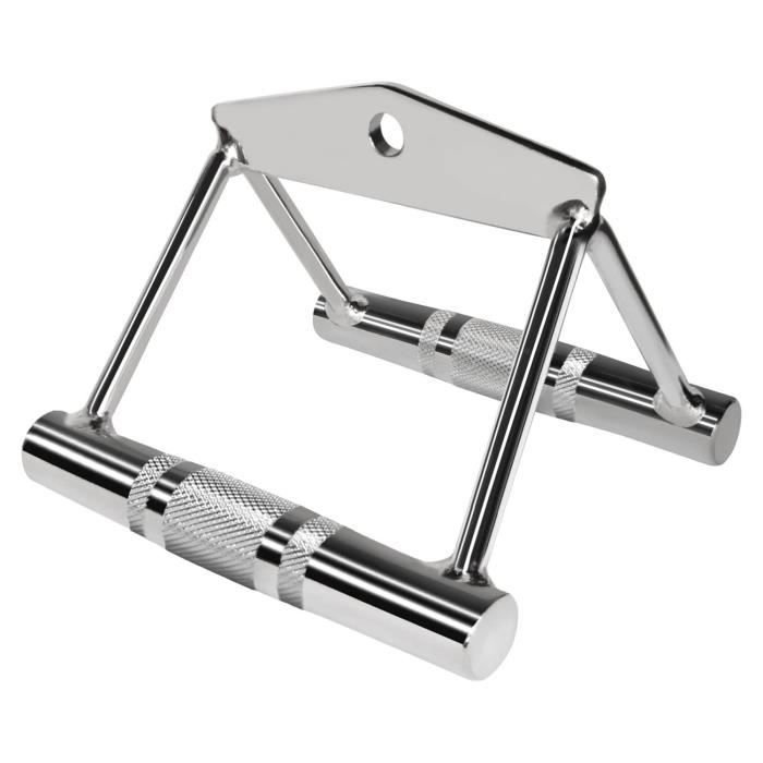 Tricep Bar Double Ligne D Câble de PoignéE Mines Terrestres Attachement pour Barbell Equipement D'Exercice