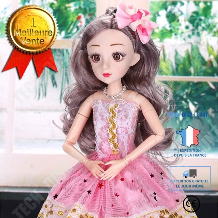 TD® Barbie Gift Box Set Girl Princess Simulation Jouets pour enfants