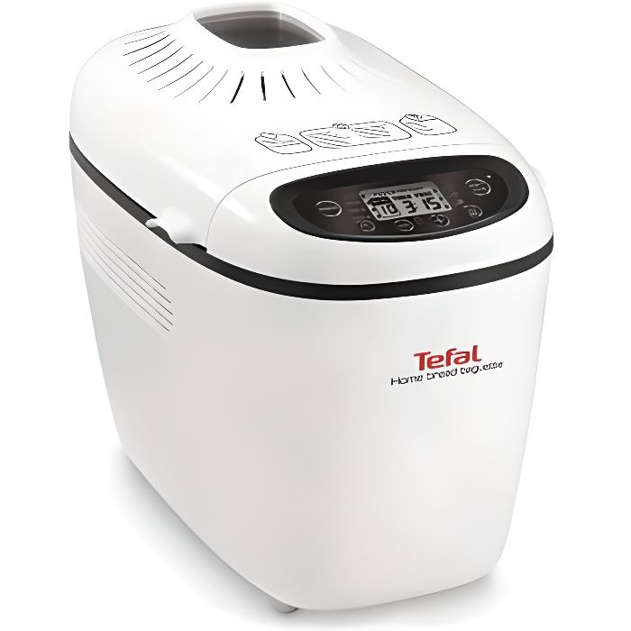 Tefal PF610138, Blanc, 1,5 kg, pâte de baguette, Pâte à gâteau, 750 g, 1600 W