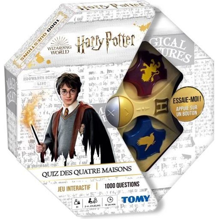 Jeu Harry Potter - Le quiz des 4 maisons