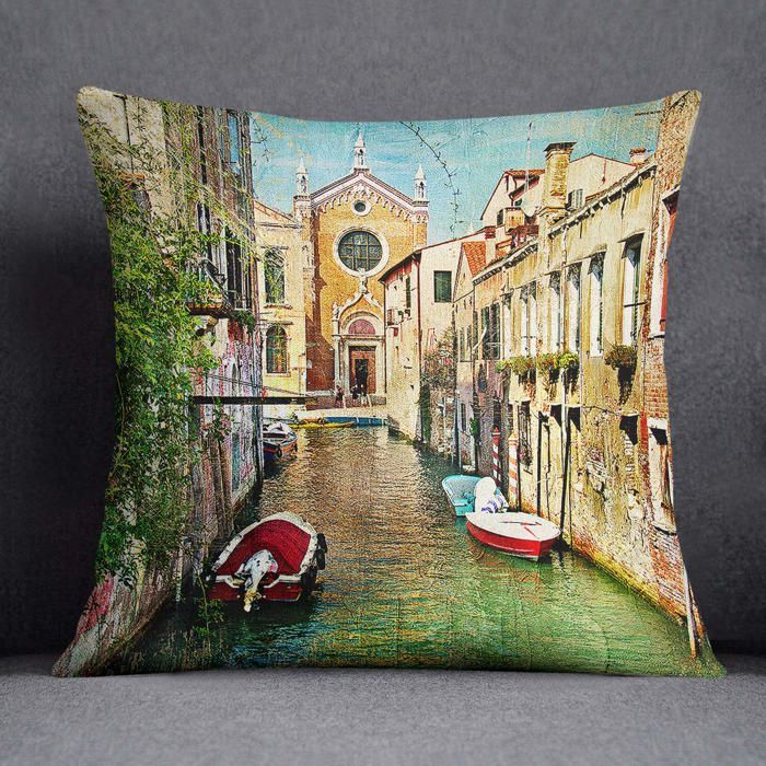 Bonamaison Federa, Poliestere, Multicolore, 45x45