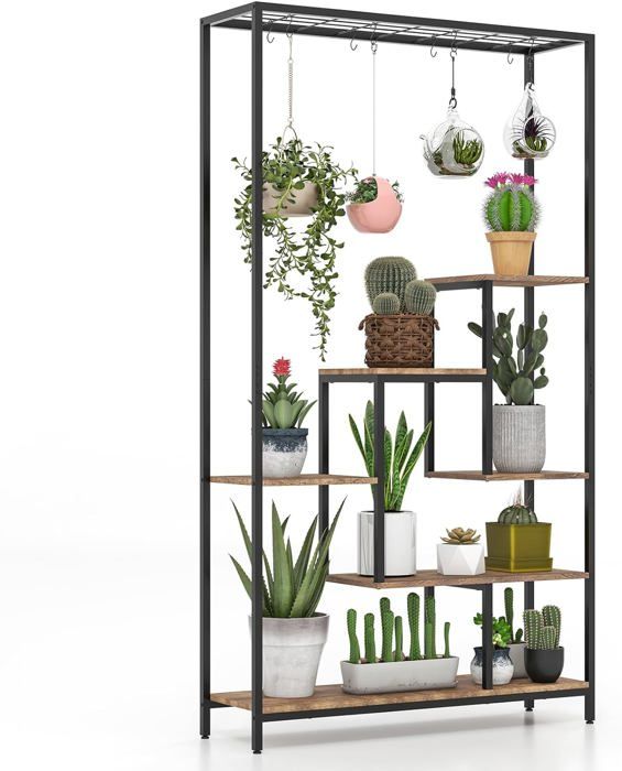 Lot De 20 Crochets Suspendus Pour Pots De Fleurs - En Plastique Résistant - Pour Suspension Intérieur/extérieur - Idéal Pothos, Jardinières - Installation Facile - 1