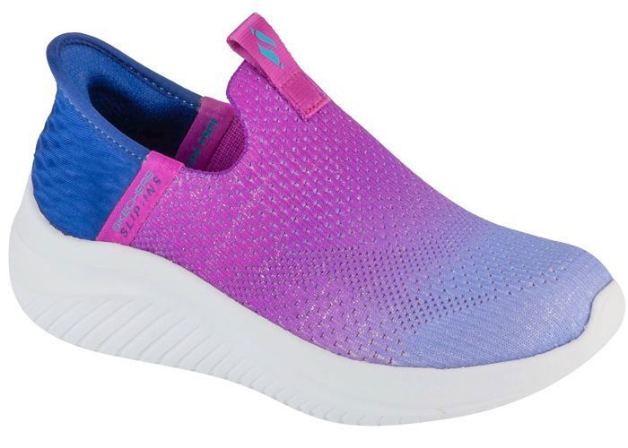 Skechers Baskets - SKECHERS - Ultra Flex 3.0 Color Boost - Violet - Tige textile - Semelle Air-Cooled Memory Foam
