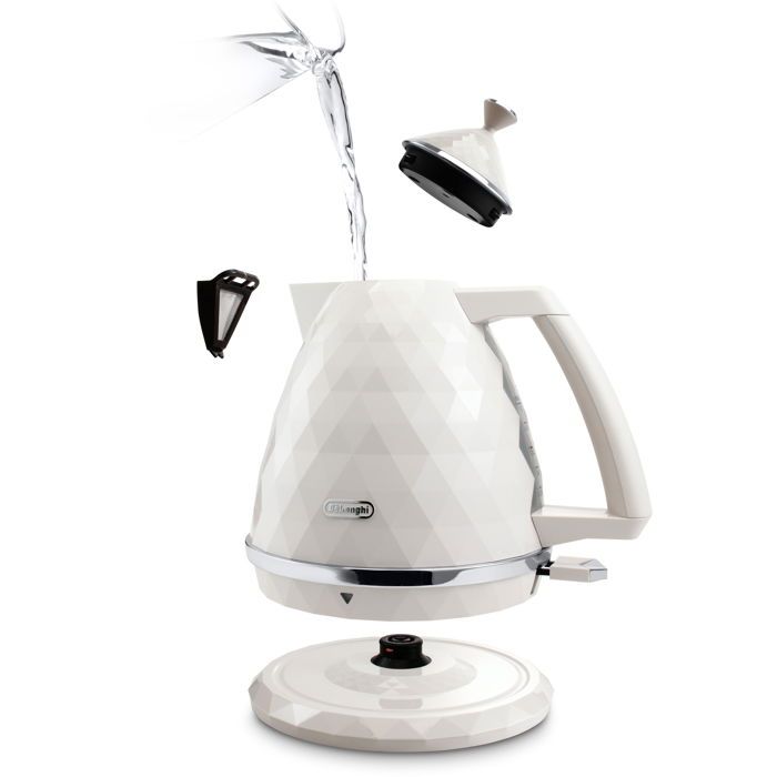 Delonghi Bouilloire électrique - KBJX2001.W - 17 L - 2000 W