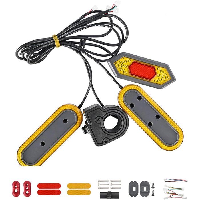 Lampe torche LED compatible avec les clignotants des trottinettes électriques Xiaomi M365 Pro et Pro 2