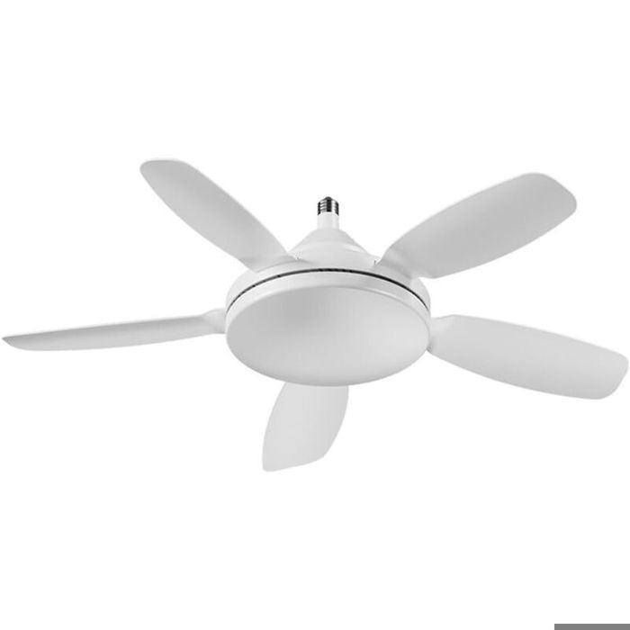 Ventilateur de plafond LED - PZCC - 32 pouces - LED E27 - Télécommande - Vitesse réglable - Luminosité ajustable - Pzcc