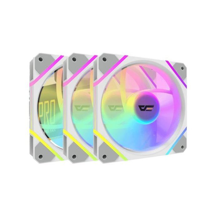 Kit 3 en 1 de ventilateur supplémentaire ARGB PWM darkFlash DM12 PRO 120 mm 800 1600 trmin - vue 2