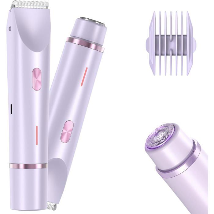 Rasoir Femme 2 en 1 – Rechargeable Corps Épilation