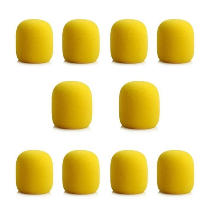 5 Housses Microphone En Mousse - Anti-Pop, Lavables, Pour Chant Et Enregistrement