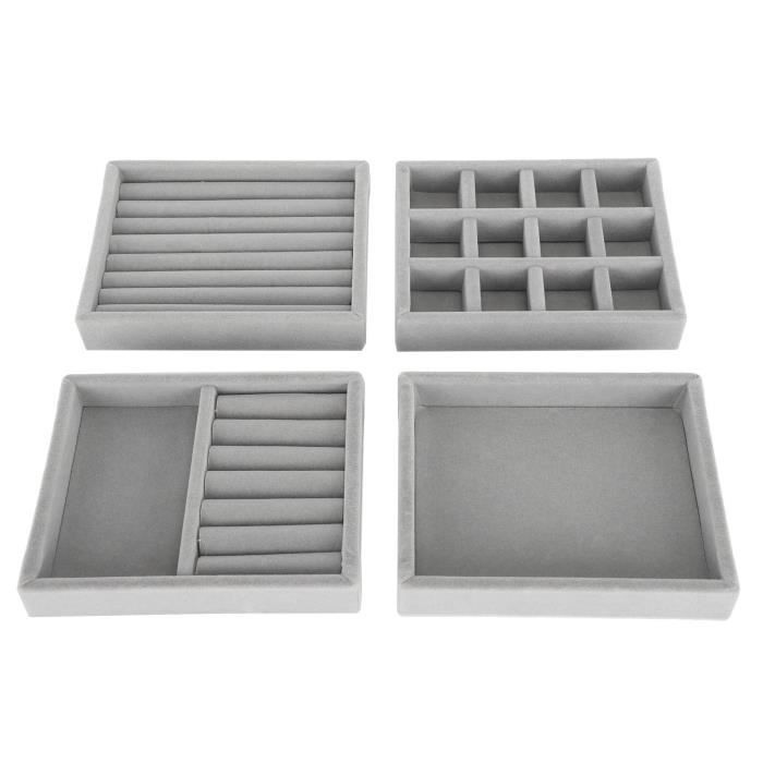 Mallette De Rangement De Bijoux, Support Mural, Présentoir En Toile, Présentoir De Broches En