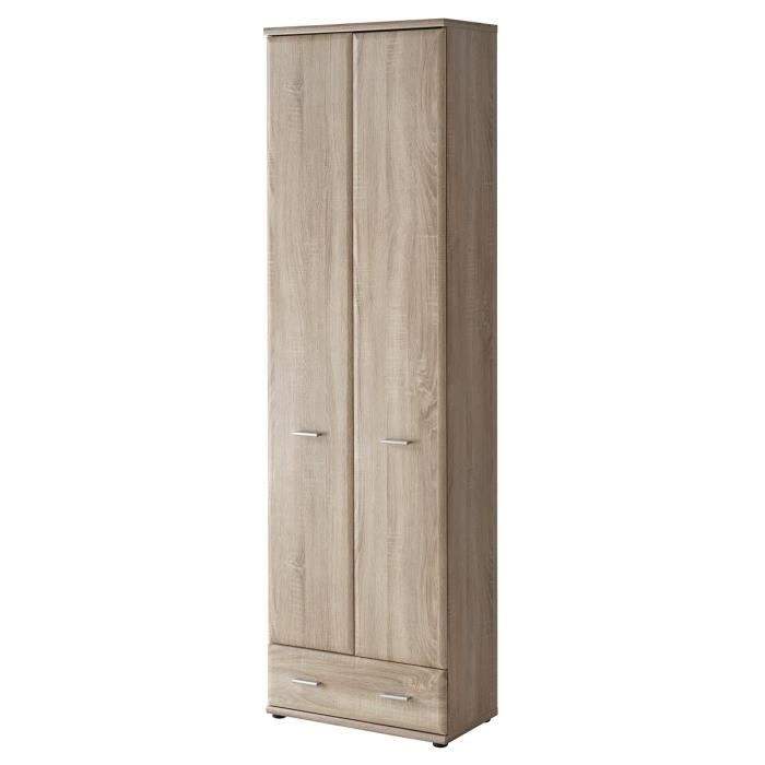 Armoire Penderie Armario En Chene Sonoma 60x203x32 Cm Achat