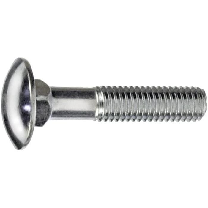 Lot De 10 Boulons En U M6 Pour Carrosserie - Fixation Capot Moteur, Pare-chocs, Protection Anti-éclaboussures