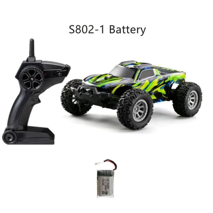 S802-1B - Mini voiture t?�l?�command?�e ?� grande vitesse avec lumi?�res LED pour enfants, Voiture RC 