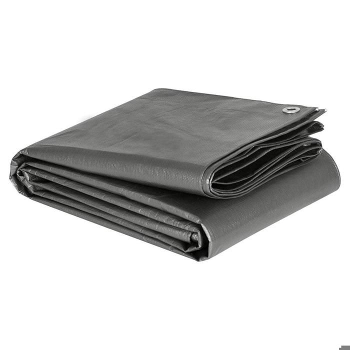 Bâche De Protection Légère Impermeable 3x5m - Anti-UV Avec Oeillets En Aluminium