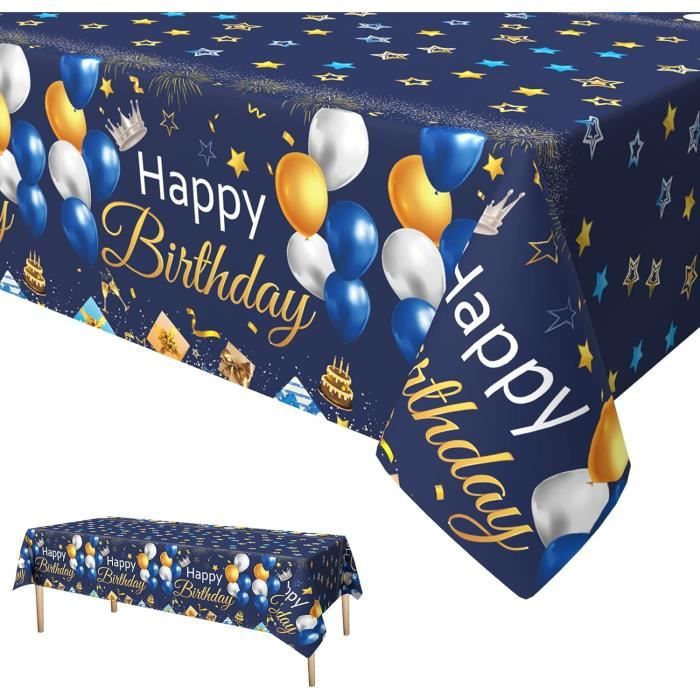 2 Pièces Nappe Anniversaire 18 Ans Rose Gold – 137x274 Cm, Imperméable & Anti-Taches, Décoration Festive Élégante Pour Table De Fête