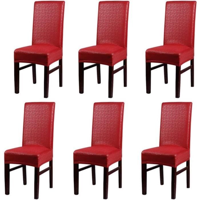 Housse De Chaise, 2 4 6 Pieces Extensible Amovible Lavable Moderne Couverture De Chaise Pour Salle À Manger Slipcover-Décoration Bouquet De Mariage, Hôtel, Chaise Restaurant Protecteur ( Color : #100 Housse De Chaise, 2 4 6 Pieces Extensible Amovible Lavable Moderne Couverture De Chaise Pour Salle À Manger Slipcover-Décoration Bouquet De Mariage, Hôtel, Chaise Restaurant Protecteur ( Color : #100
