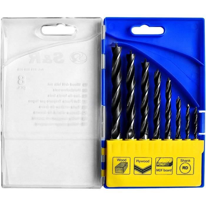 Lot de 5 forets de sculpture sur bois pour outil rotatif Dremel - Accessoires de perceuse de