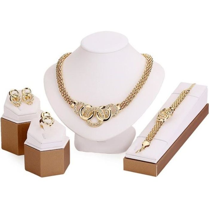 parure bijoux mariage oriental or