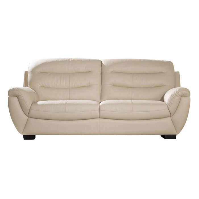 Canapé Cuir 3 places CORAL - Angle Droit