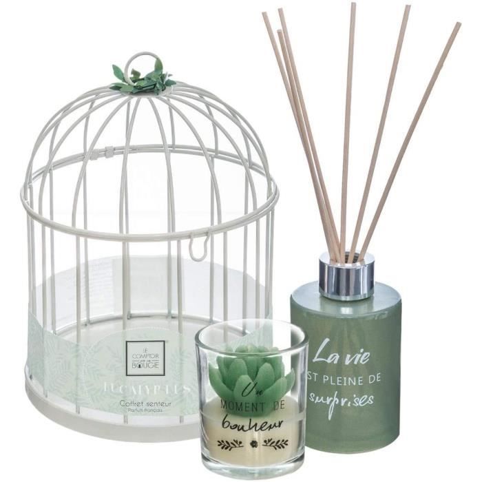 Coffret Luxe : Bougies et Diffuseur Senteur Élégante