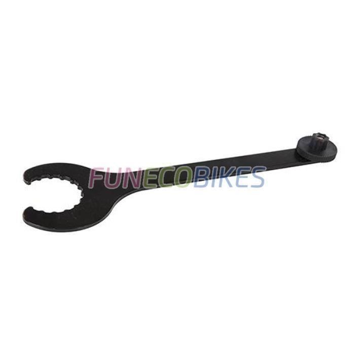 Kit Extracteur De Manivelle Vélo – 3 Pièces : Extracteur + Outil Centerlock 8 Dents + Bague – Acier Antirouille