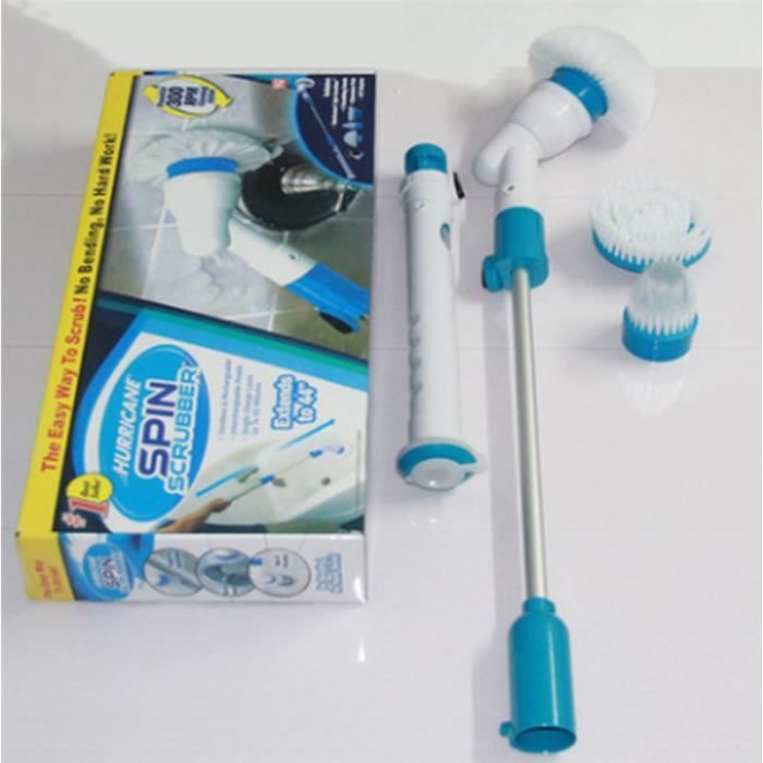 Turbo Scrub Outil De Salle De Bains Spin Baignoire Brosse Power