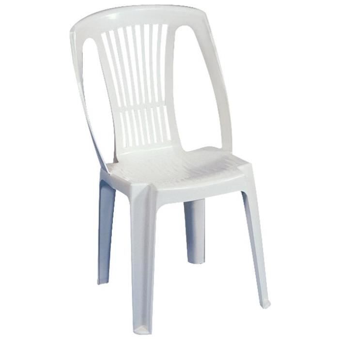 IPAE PROGARDEN  Chaise bistro Stella blanche  Achat / Vente fauteuil