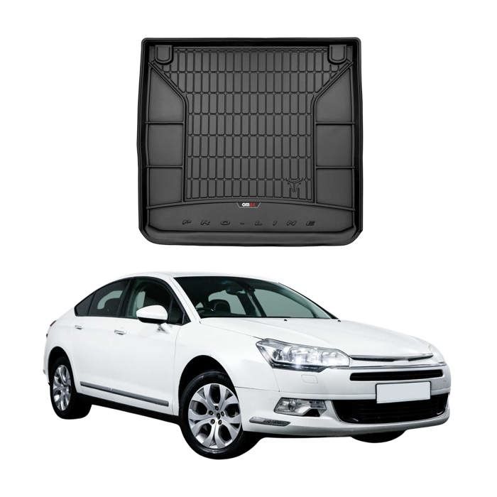 Setzen Fußmatte Gummi TPE Citroen C5 Limousine (2008 - 2017). 24h Versand