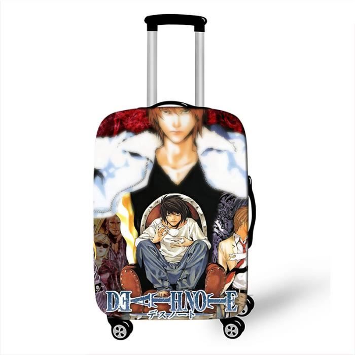 Housse De Valise Imprimée Teckel - Taille M (56-61cm) - Polyester Extensible - Protection Anti-rayures
