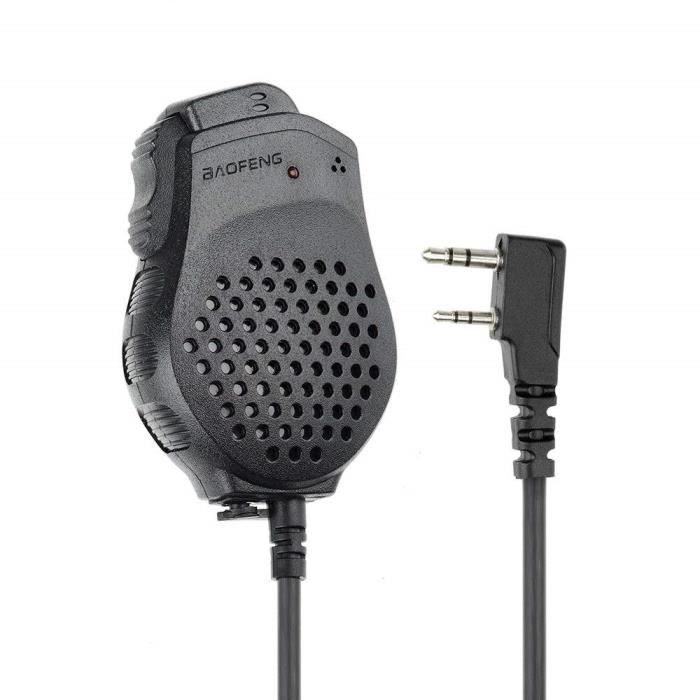 Retevis Walkie Talkie Shoulder Speaker Mic,78 Inches Wire Length,Compatible With BAOFENG/Kenwood UV-5R BF-F8HP PRO 5RM 888S UV-32 DM-32 GM21 UV-5G Plus GM-15PRO GM-5RH K5PLUS Two Way Radio(1 Pack