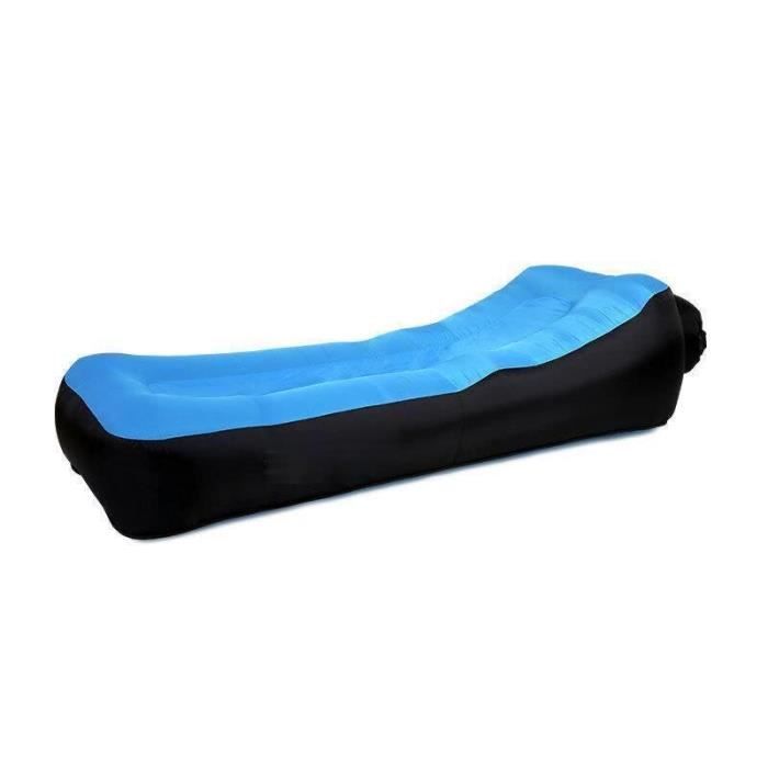 HIKENTURE Oreiller Gonflable de Camping et Voyage - Ergonomique, Ultraléger et Compact - avec Mousse et Taie Amovible - Coussin Gonflable de Camping pour Extérieur, Randonnée, Trekking ou Plage -Noir