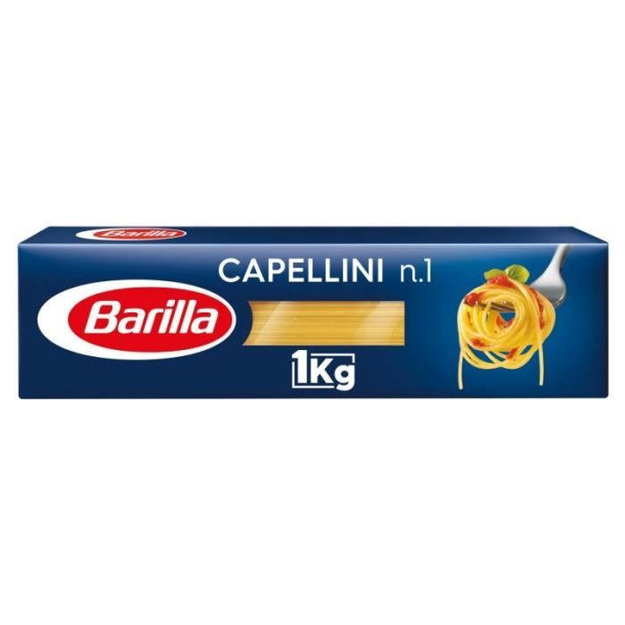 BARILLA - Capellini N°1 1Kg - Lot De 4