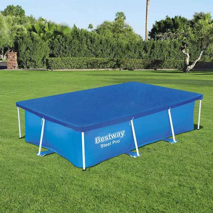 Bestway Couverture de piscine Flowclear 259x170 cm couverture de sécurité de piscine couverture de piscine hors sol 3202472