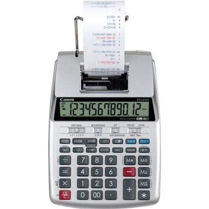 Calculatrice Imprimante Staples D69 Plus – 12 Chiffres, écran LCD, Secteur (ouverte Mais Neuve)