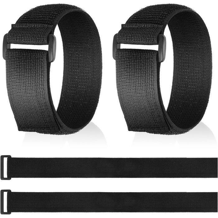 Lot De 15 Sangles RCA Réutilisables En Nylon Noir - 1 Pouce X 12 Pouces - Pour Regrouper Câbles, Fixer Des Objets, Organisation