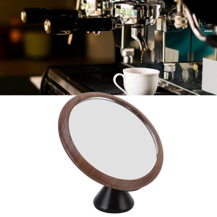 Miroir Expresso Avec Aimant – Lentille Réfléchissante Pour Observer L’Extraction Du Café