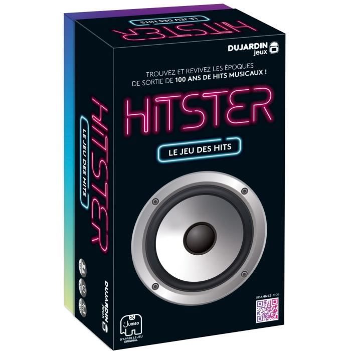 Hitster - Jeu de société - DUJARDIN - Plongez dans lunivers musical avec HITSTER et revivez 100 ans de hits !