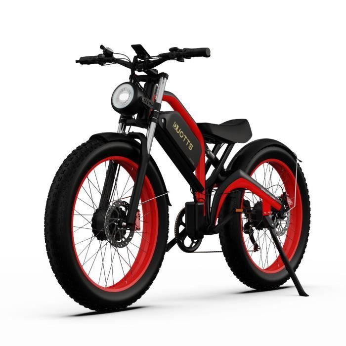 Velo electrique adulte DUOTTS N26 Noir Autonomie 120km Pneus 26 pouces tout terrain avec tout suspendu vtc fat bike 48v20ah Cdiscount Sport
