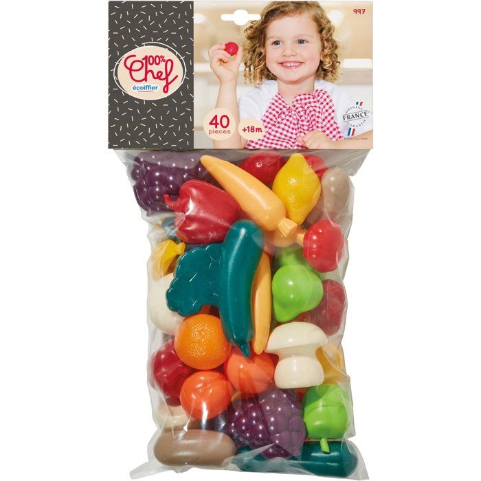 ECOIFFIER 997 – Sachet Légumes Avec 40 Fruits Et Légumes Diversifiés