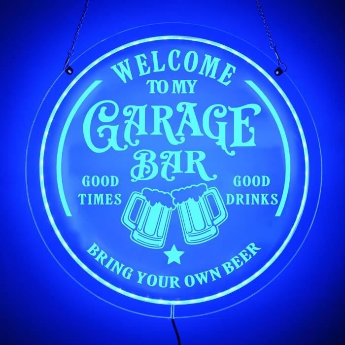 Enseigne Personnalisée Pour Bar De Sous-sol Ou Garage - Panneau Métal Rustique Fait Main US