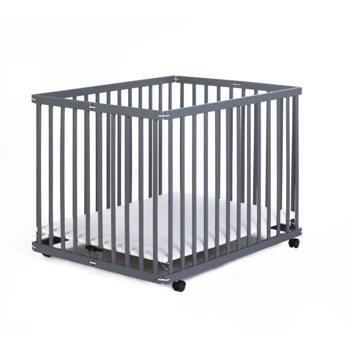Lawalu By Geuther Parc Pliant 75x95 Gris Cdiscount Puericulture Eveil Bebe