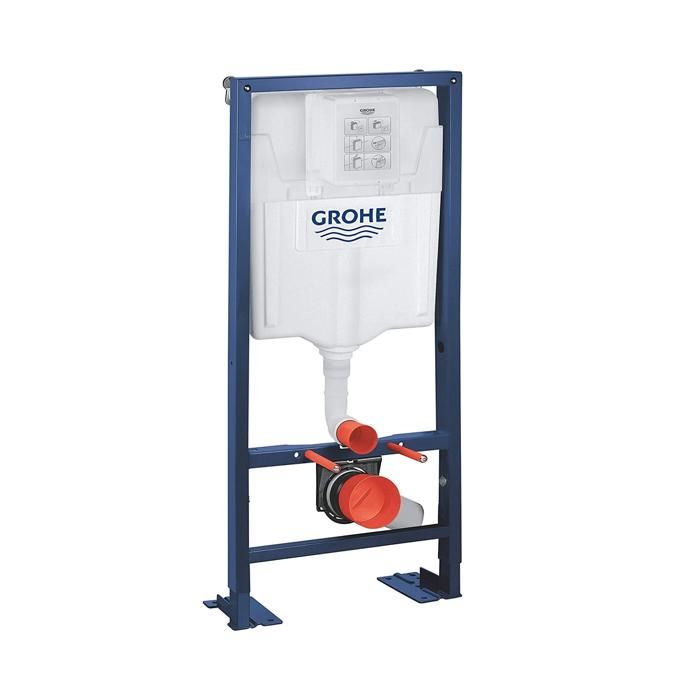 Bâti support pour WC GROHE 38721001 Plaque murale Skate Air Ajustement hauteur 200 mm Chrome