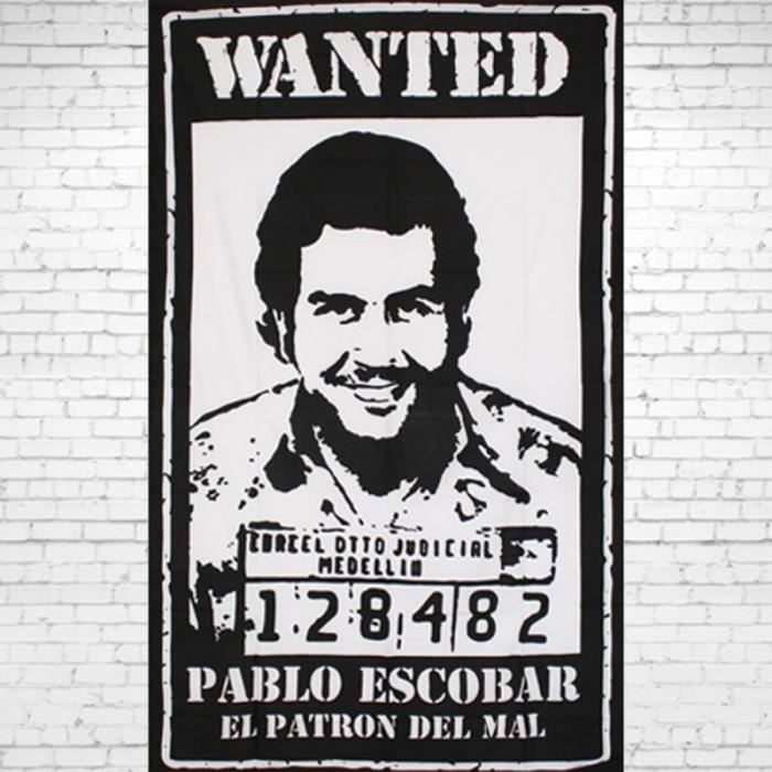 Tenture El Patron Pablo Escobar 140cm X 2cm Cdiscount Maison