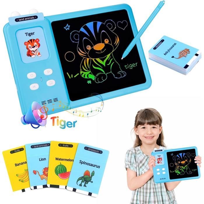 Cartes Flash avec tablette d'écriture pour enfants, jouets