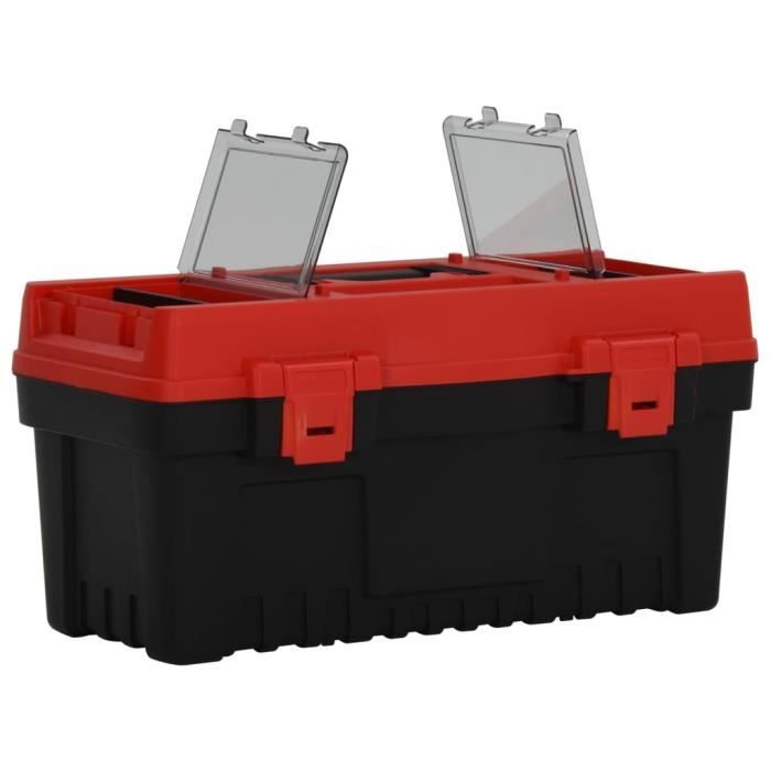 Lot De 2 Poignées De Boîte à Outils – Quincaillerie Argentée Avec Caoutchouc