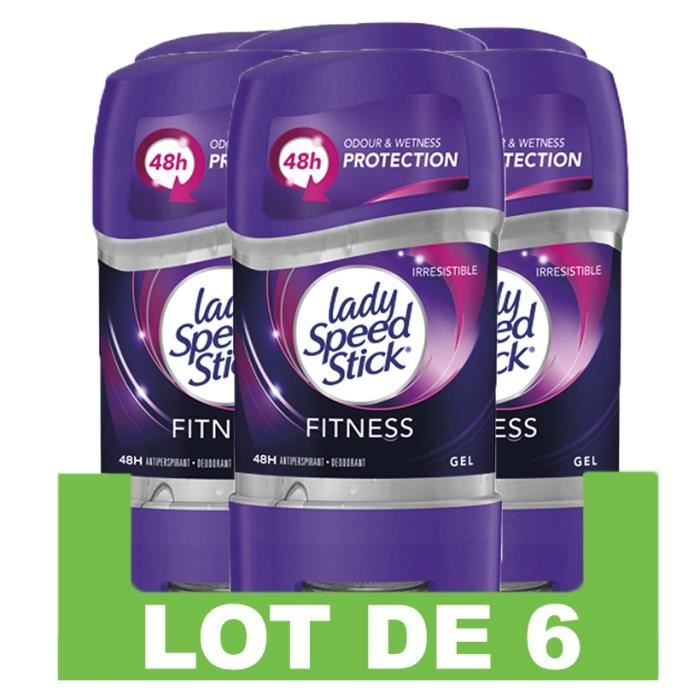 Lady Speed Stick Fitness Deodorant Antiperspirant Gel Pour Femme Lot de
