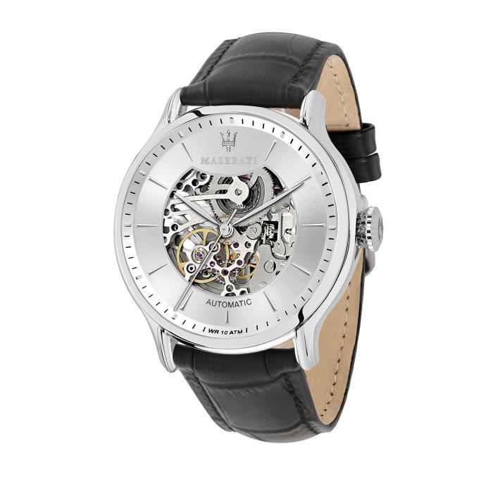 Montre maserati homme on sale bracelet cuir