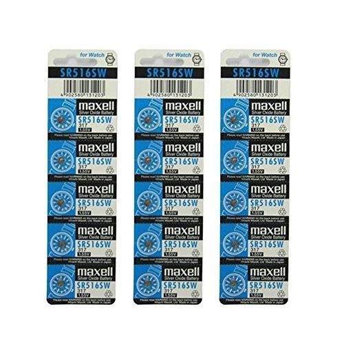 15 piles Maxell SR516SW 317 Batterie Montre Cdiscount Jeux