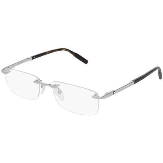 Lunettes de Vue Mont Blanc MB0023O SILVER homme 57 18 145 Achat Vente lunettes de vue Lunettes de Vue Mont Blanc Homme Cdiscoun